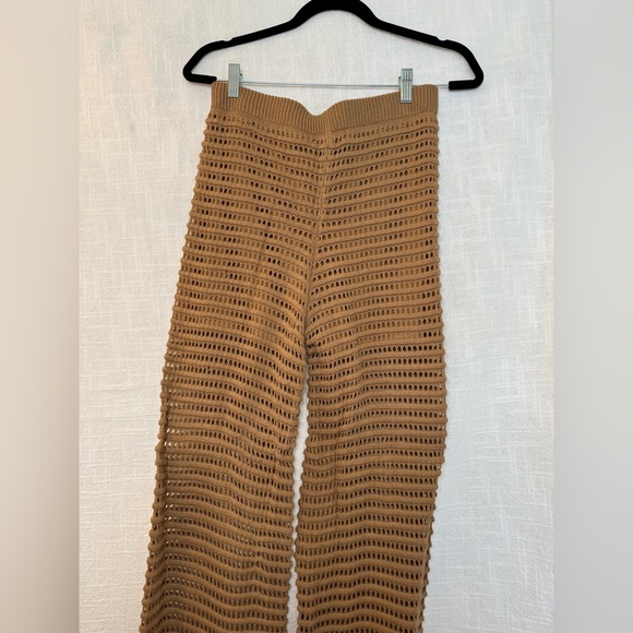 Forever 21 Brown Crochet Knit Pants - Picture 3 of 6